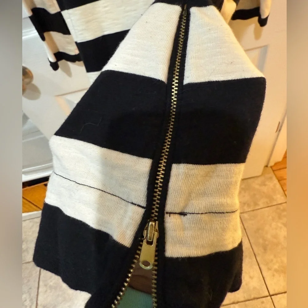 J. Crew zipper accent